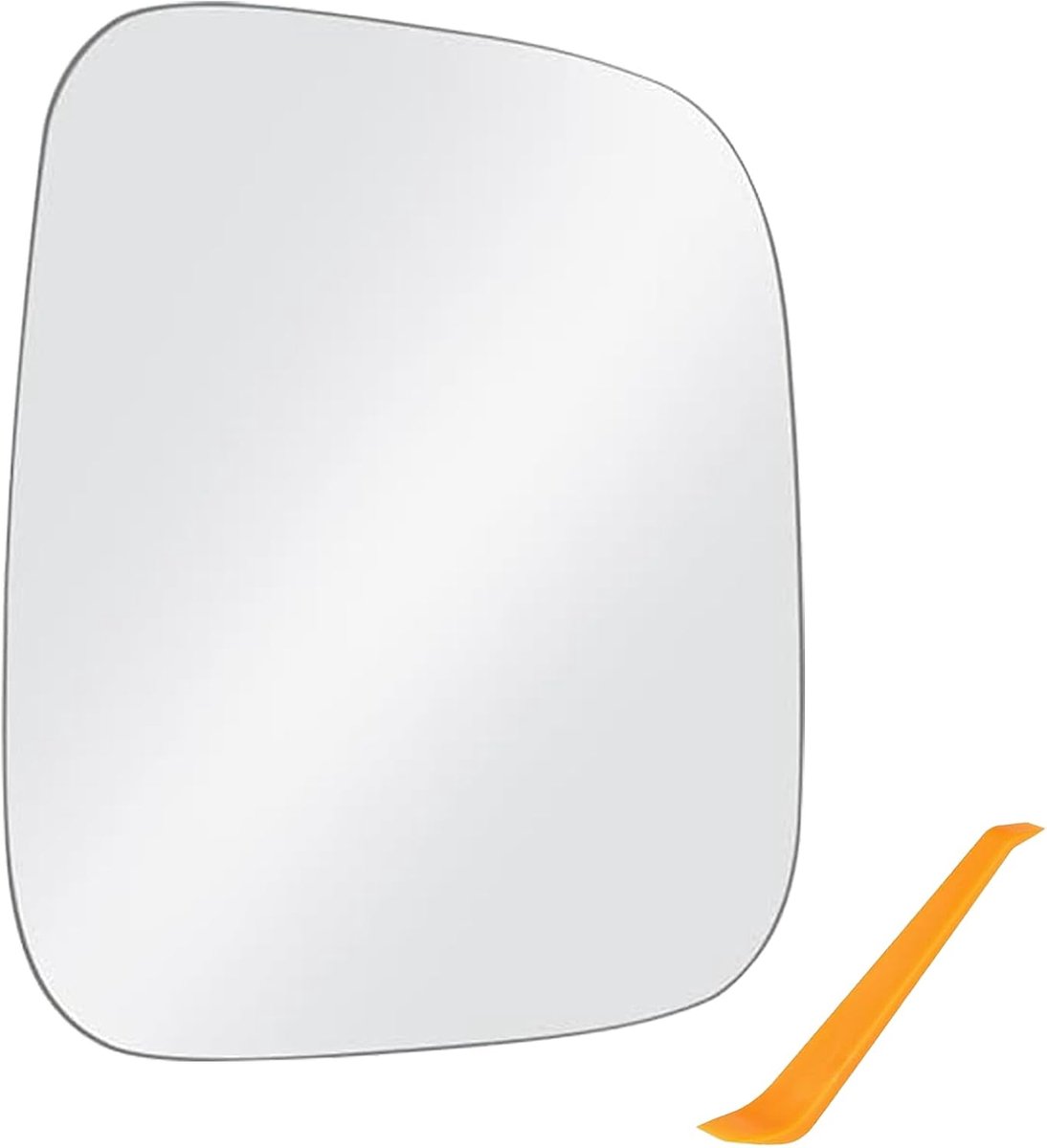 Achteruitkijkspiegelglas rechts voor VW T5 2003-2009 Caddy 2004-2015