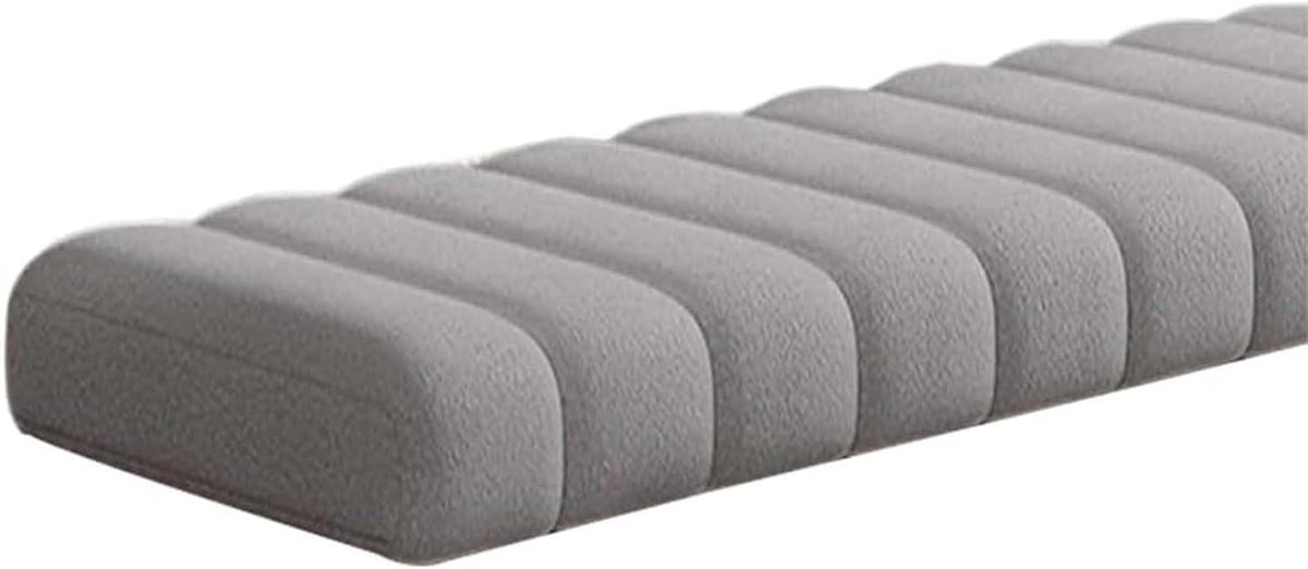 Generisch Bankauflage Bankkissen 120x40 100x40 80x40 160x40 40x40 4.5cm Dick Sitzkissen Bank Indoor Outdoor Abnehmbarem rutschfeste Sitzauflage Bank Fensterbank Gartenmöbel,Gris,45x180cm