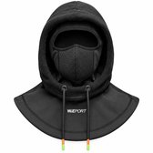 Wieport Bivakmuts - Balaclava voor Skiën, Motor, Snowboarden & Fietsen - Ski Masker - Nekwarmer - Winddicht