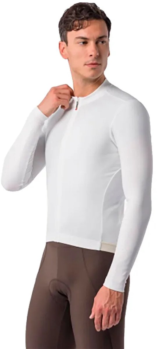 Castelli Espresso Thermal 2 Korte Mouw Wielertrui Wit M Man