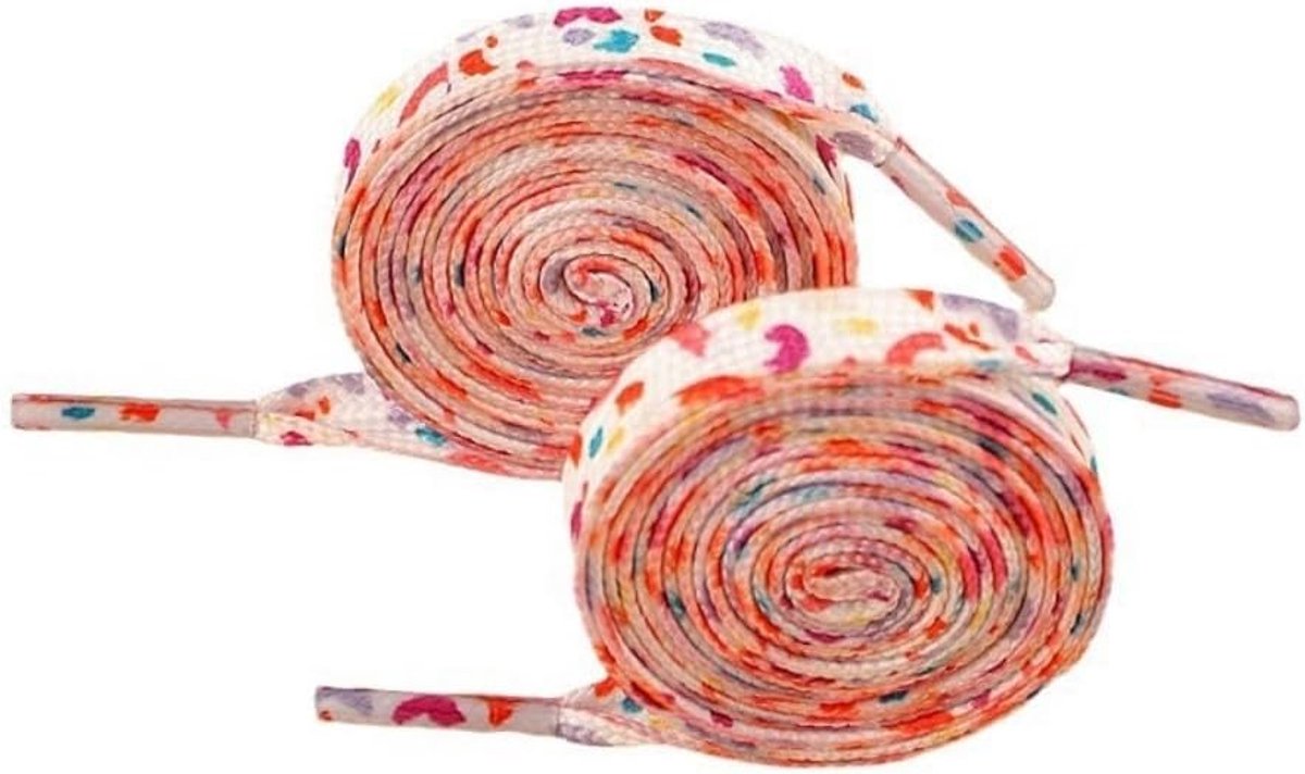 Schoenveters met luipaardpatroon, veters, scheurvaste vervangende veters, sneakers, schoenveters voor sportschoenen, loopschoenen, gymschoenen, vrijetijdsschoenen, bruin, 80 cm