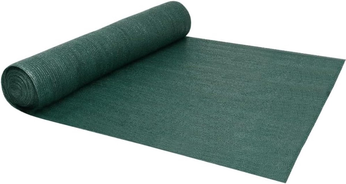 net van HDPE, 1,8 x 25 m, groen, 150 g/m², voor tuin, balkon en terras, duurzame zonwering, schimmelbestendig en uv-bestendig, op maat te snijden