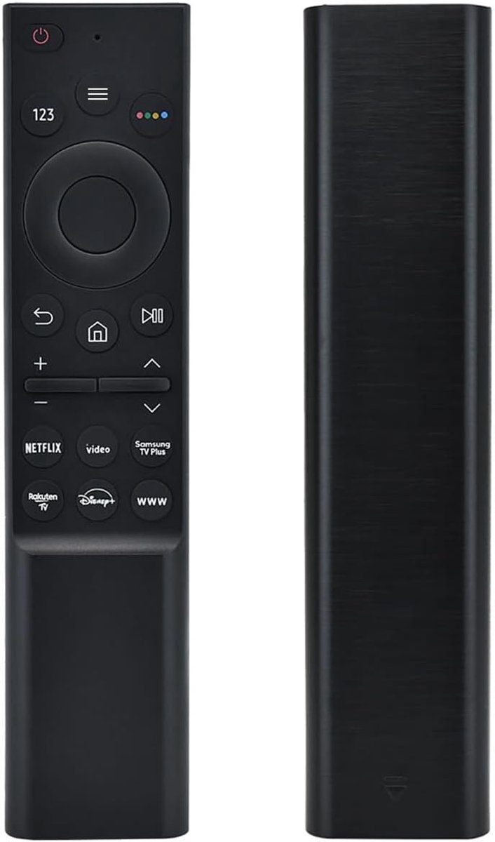 Afstandsbediening voor Samsung TV, RM-1729 afstandsbediening voor Samsung Smart-TV LCD LED UHD QLED 3D 4K HDTV HDR hebben Netflix Prime Video Rakuten-TV Shortcut knop