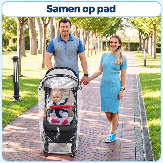 YQLAFT regenhoes - regenhoes buggy - universele regenhoes buggy - Wandelwagen Buggy Hoes - Kinderwagen Accessoires - buggy regenhoes — afbeelding 2