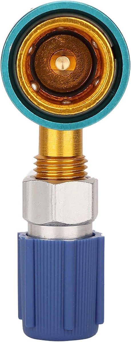 aqxreight - R1234YF Naar R134A Snelkoppeling aan de Lage Kant, R1234YF Snelkoppeling aan de Lage Kant, Slangadapterfitting Connector voor Auto-airconditioning AC-opladen