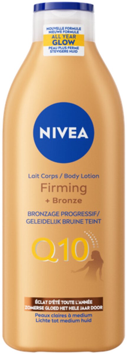 NIVEA - Q10 Firming en Bronze Bodylotion - 6 x 400 ml - Voordeelverpakking