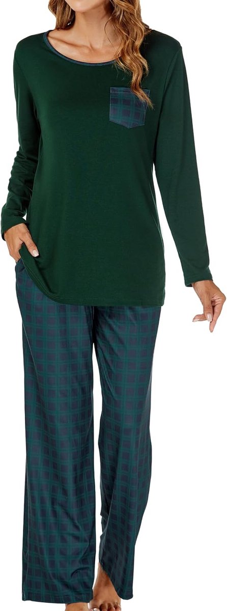 Pyjama dames lange mouwen pyjama dames lange set loungewear pyjama nachtkleding lange nachtkleding
