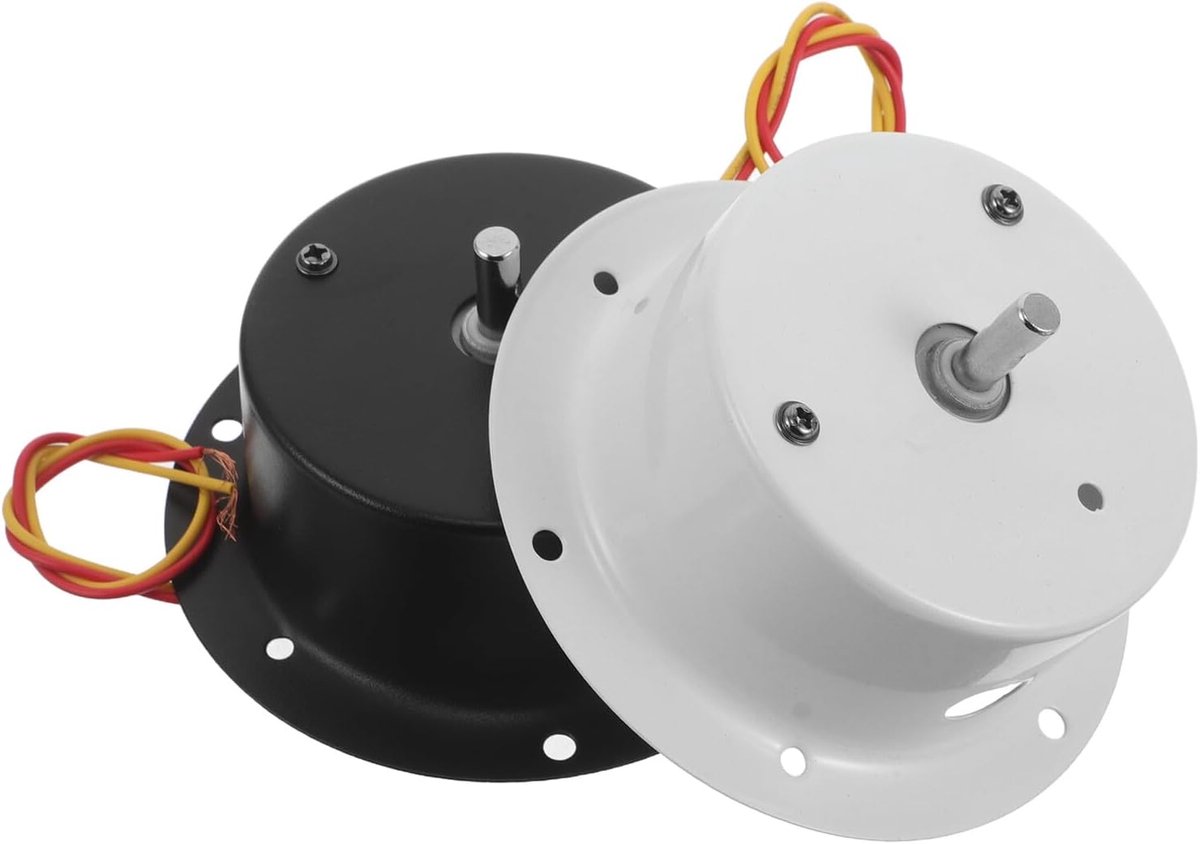 2 Stuks Stille Disco Ball Motor met Intelligente Warmteafvoer Langzaam Roterende Motor voor Bruiloften Clubs Tuinfeestdecoratie Eenvoudig Te Installeren Duurzaam
