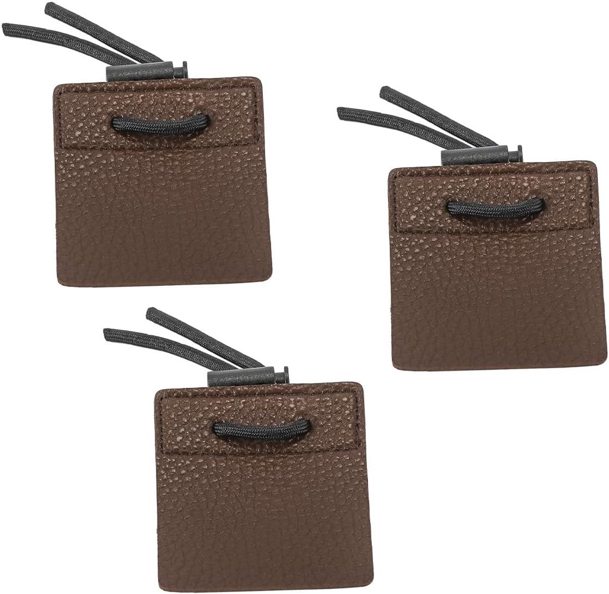 Dailygoods- Vingerlipje 3 Stuks - Verstelbare Booghandbeschermer - Leren Vingertab - Lichtgewicht - Optimale Bescherming - Compact Ontwerp