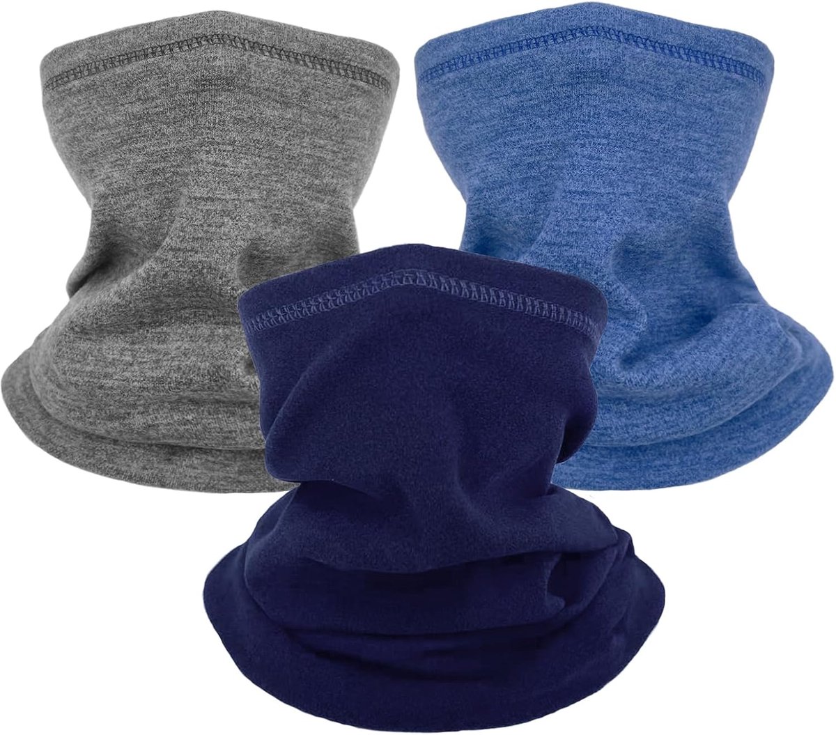 3 stuks loopsjaal voor kinderen, winter, colsjaal, halswarmer voor kinderen, winddicht, skimasker voor outdoor, skiën, fietsen