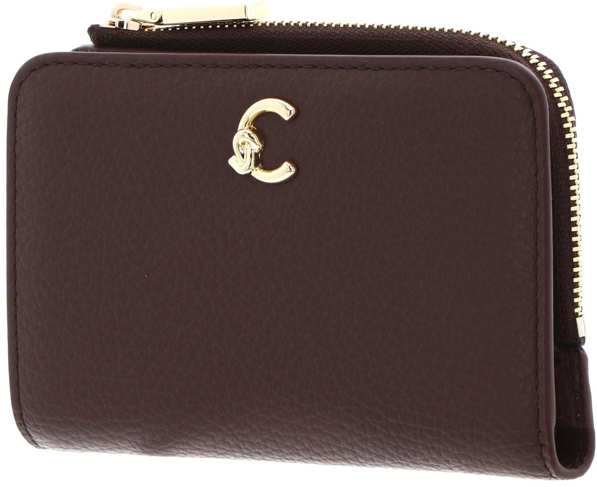 COCCINELLE Leren portemonnee C-Me Wallet Berry donkerpaars