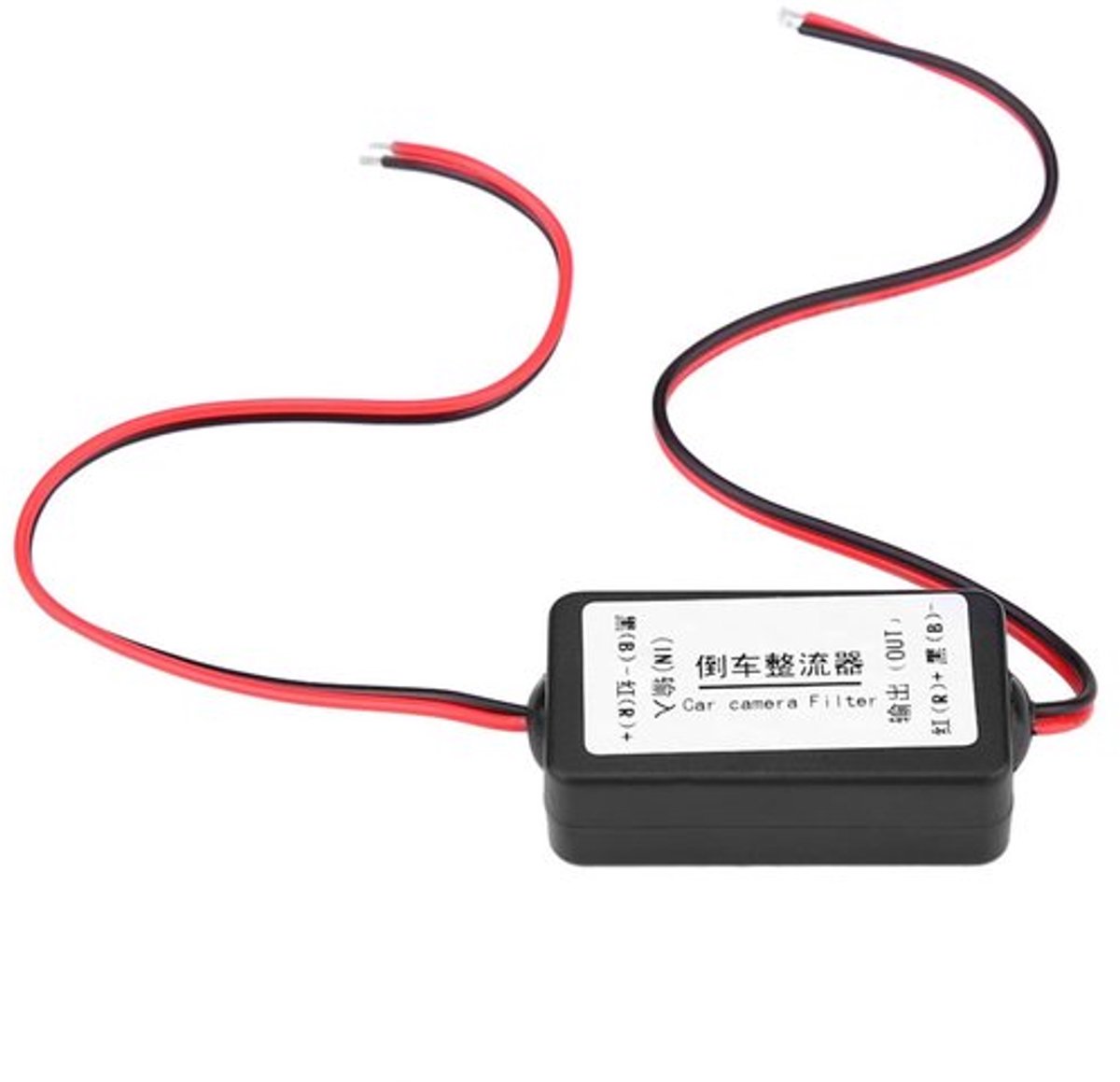 Dailygoods- Achteruitrijcamera Stroomfilter 12V Dc - Gelijkrichter