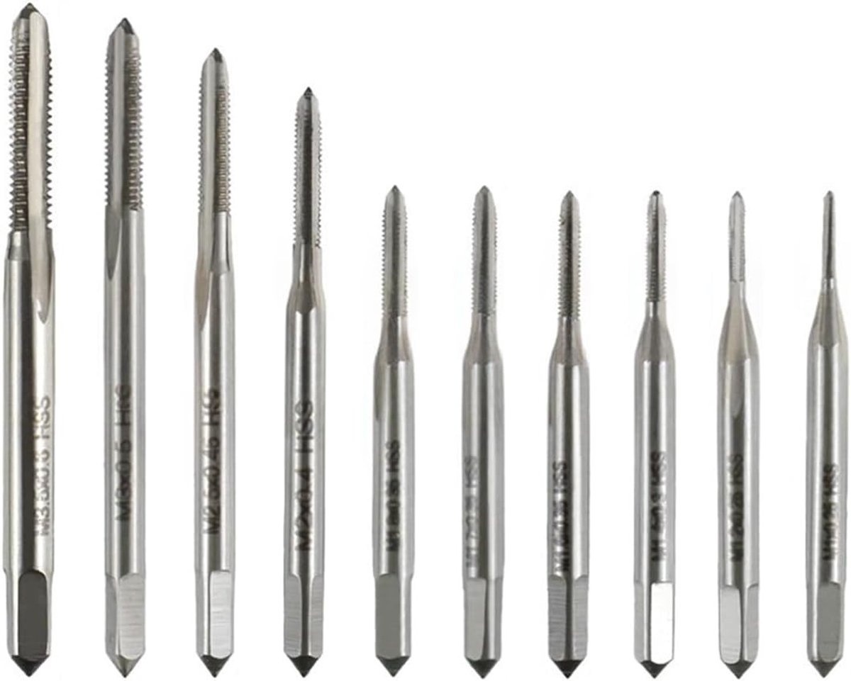 10-delige Metrische Tapset voor Mini Machines - M1 tot M3.5 - Perfect voor Horloges en Precisiewerk