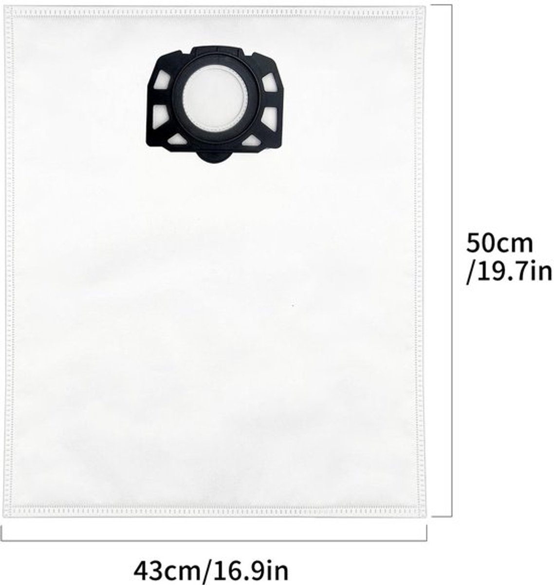 Dailygoody - Fleece filter stofzakken - Stofzuigerzakken - Geschikt voor Karcher