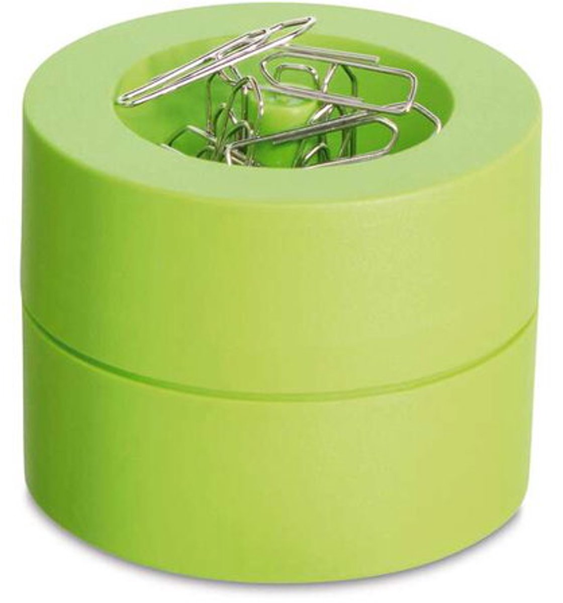 MAUL Papercliphouder MAULpro kunststof staal metaal 7.3 x 7.3 x 6 cm licht groen