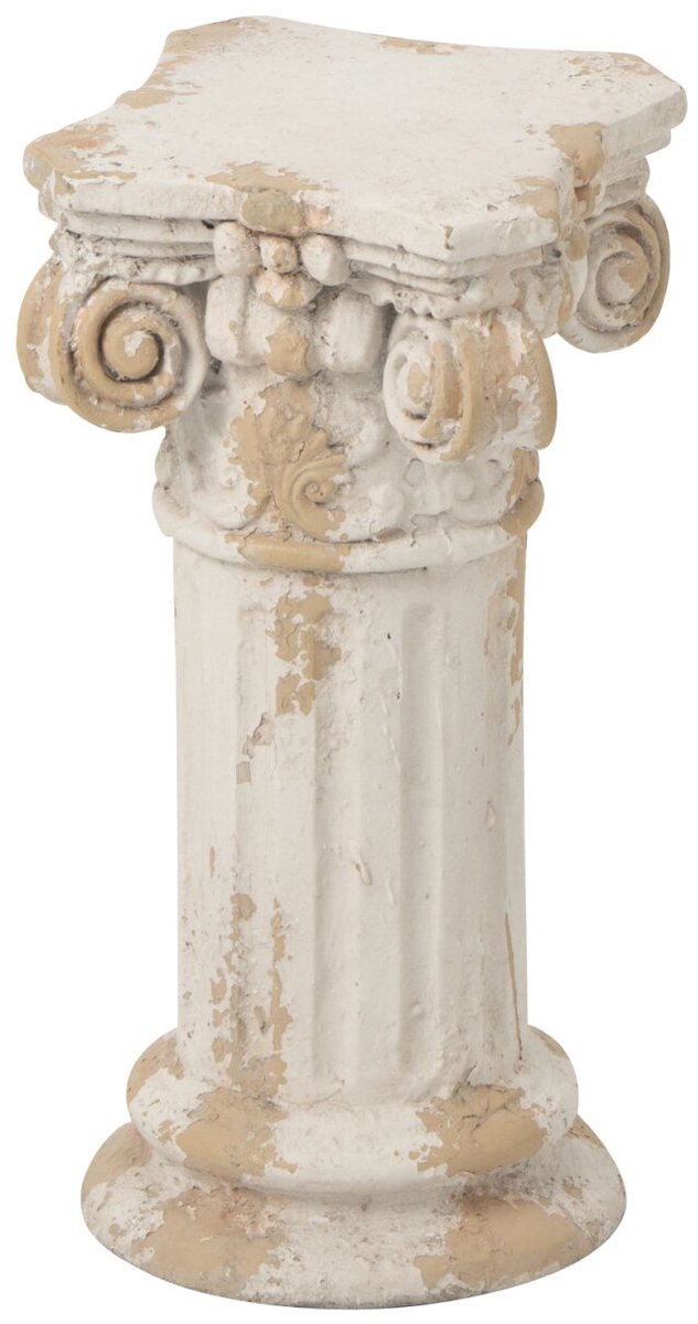 J-Line Roman sokkel voor buiten - magnesium - ecru/beige - small