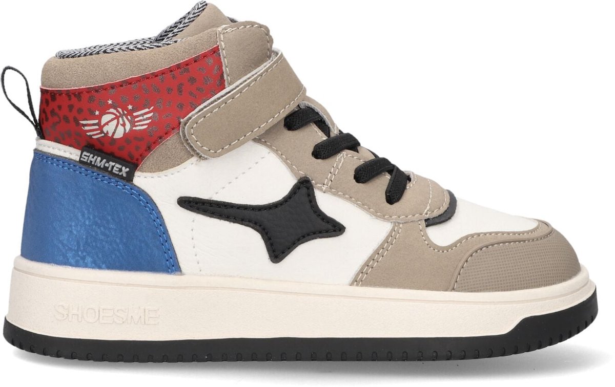 Shoesme No26w100 Sneakers Meisjes - Leren Sneaker - Beige - Maat 27