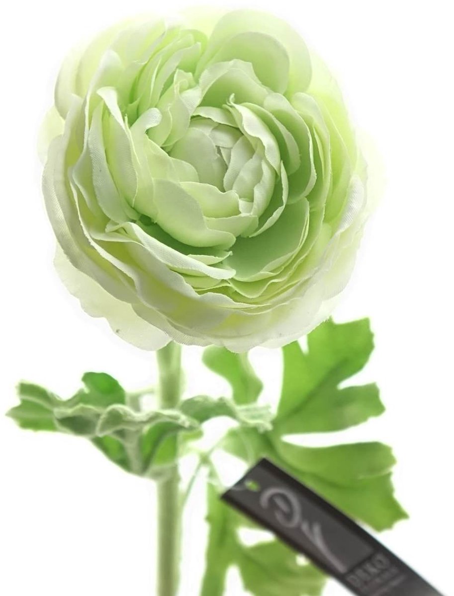 Deko Florale ranonkel lichtgroen 47 cm - kunstbloem