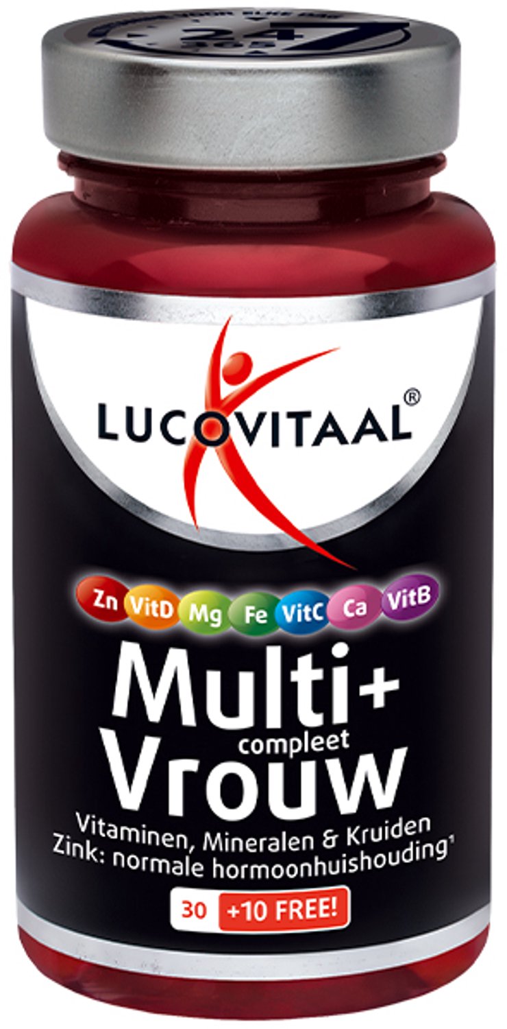 Bol.com Lucovitaal Multivitamine Vrouw 40 tabletten aanbieding