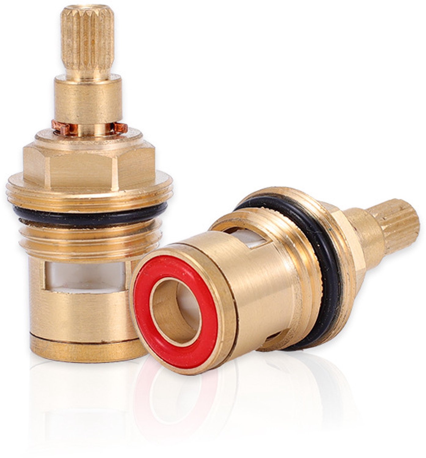 Brass Ceramic Stem Ceramic Disc Cartridge Faucet Valve Cartridge Replacement Faucet Repair Replacement Parts Geschikt voor Bathroom Kitchen Faucet Sink