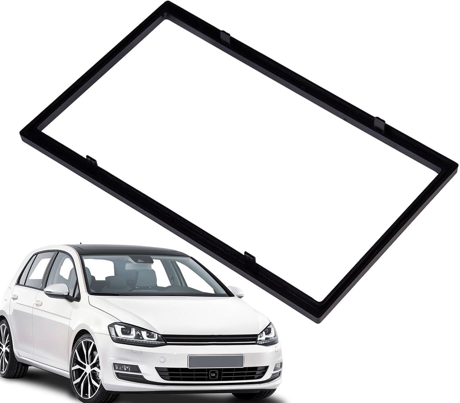 2 pcs Auto inbouwframe | autoradio dubbel DIN afdekframe | montageframe voor DIN autoradio - radiopaneel universeel voor auto radio stereo speler