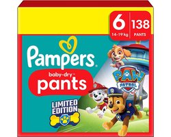 Pampers Baby Dry Luierbroekjes Maat 6 (13-19 kg) 138 stuks