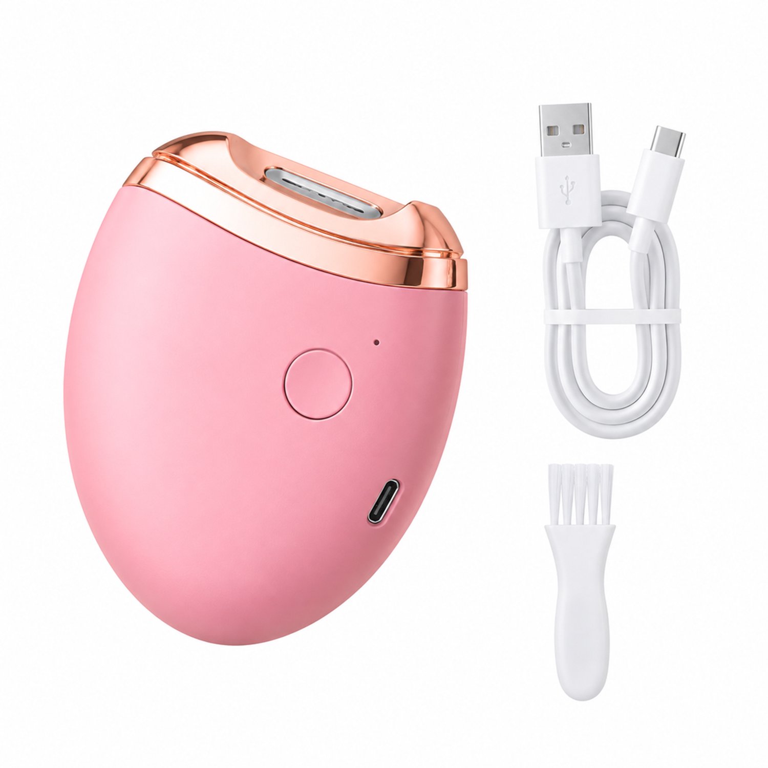 Elektrische nagelknipper - 145 g - elektrische nagelverzorging - voor thuis - met apparaat, USB-kabel en borstel