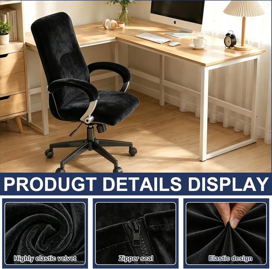 Ergonomische Stoelhoes voor Kantoor- en Gamingstoelen - Bescherming, Stijl en Comfort — afbeelding 3