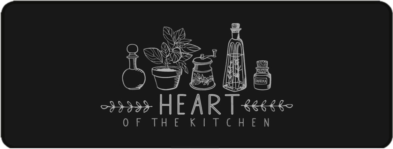 Deco-flair Heart of the Kitchen 50 x 120 cm - Schoonloopmat - Keukenmat - Deurmat Binnen - Polyamide - Latex