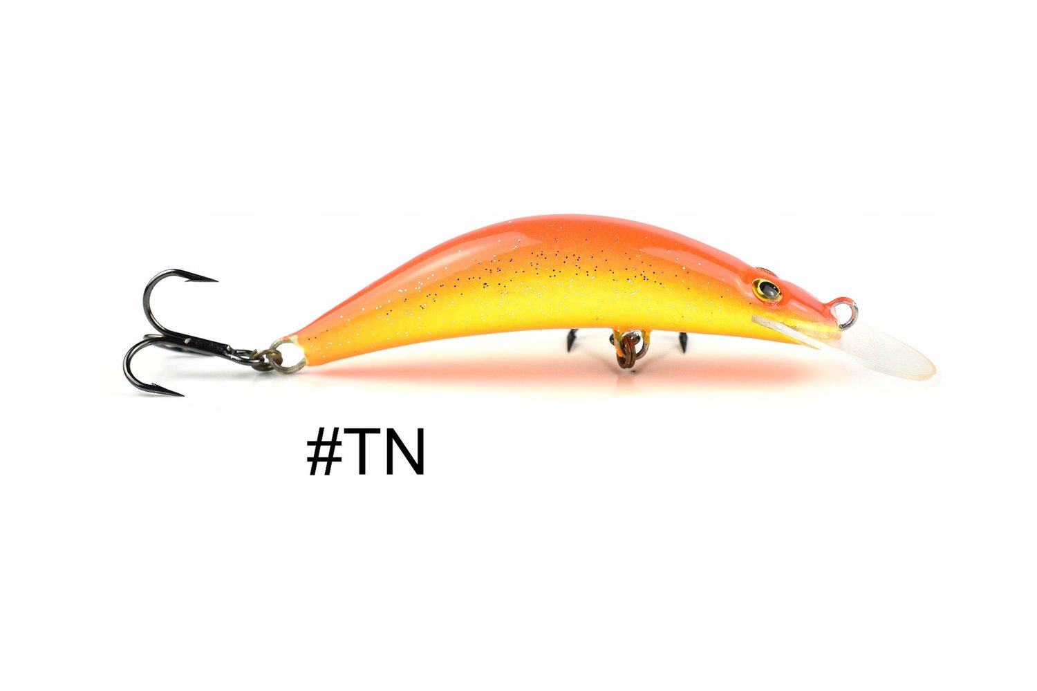 Merkloos Wobbler Banan 7cm - Vissersaas voor Zalm, Forel & Snoek