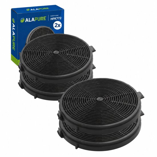 2x Koolstoffilter voor Vestel VAF1502 (2st.)
