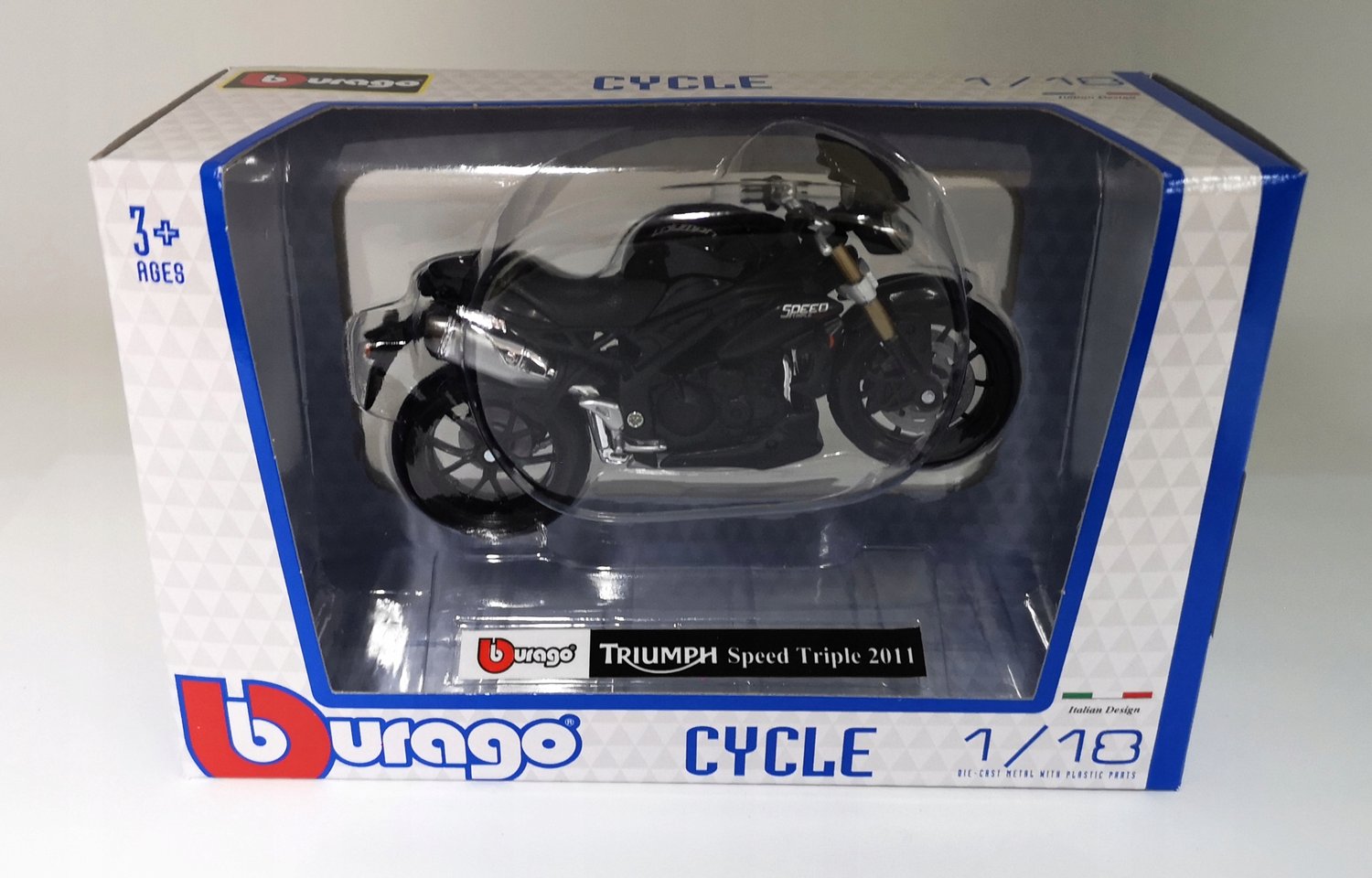 Bburago 1:18 TRIUMPH Speed Triple 2011 Motorfiets Model