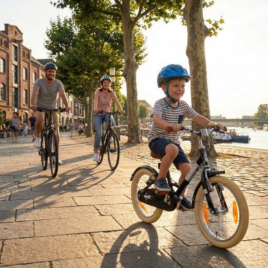 Kinderfiets 16 inch - Jongensfiets / Meisjesfiets - 4-5 jaar - Retro — afbeelding 4