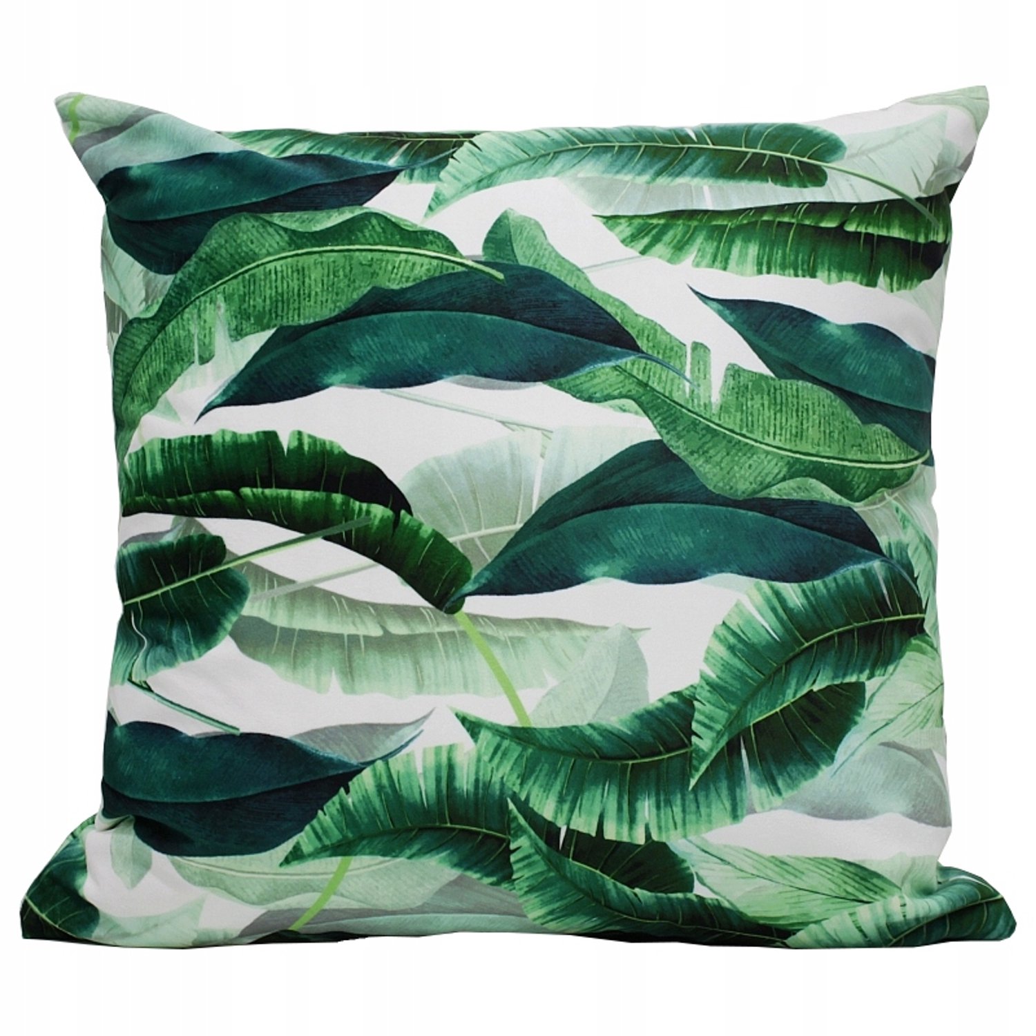 Decoratieve Kussenhoes 40x40cm - Zacht Velours met Bladmotief