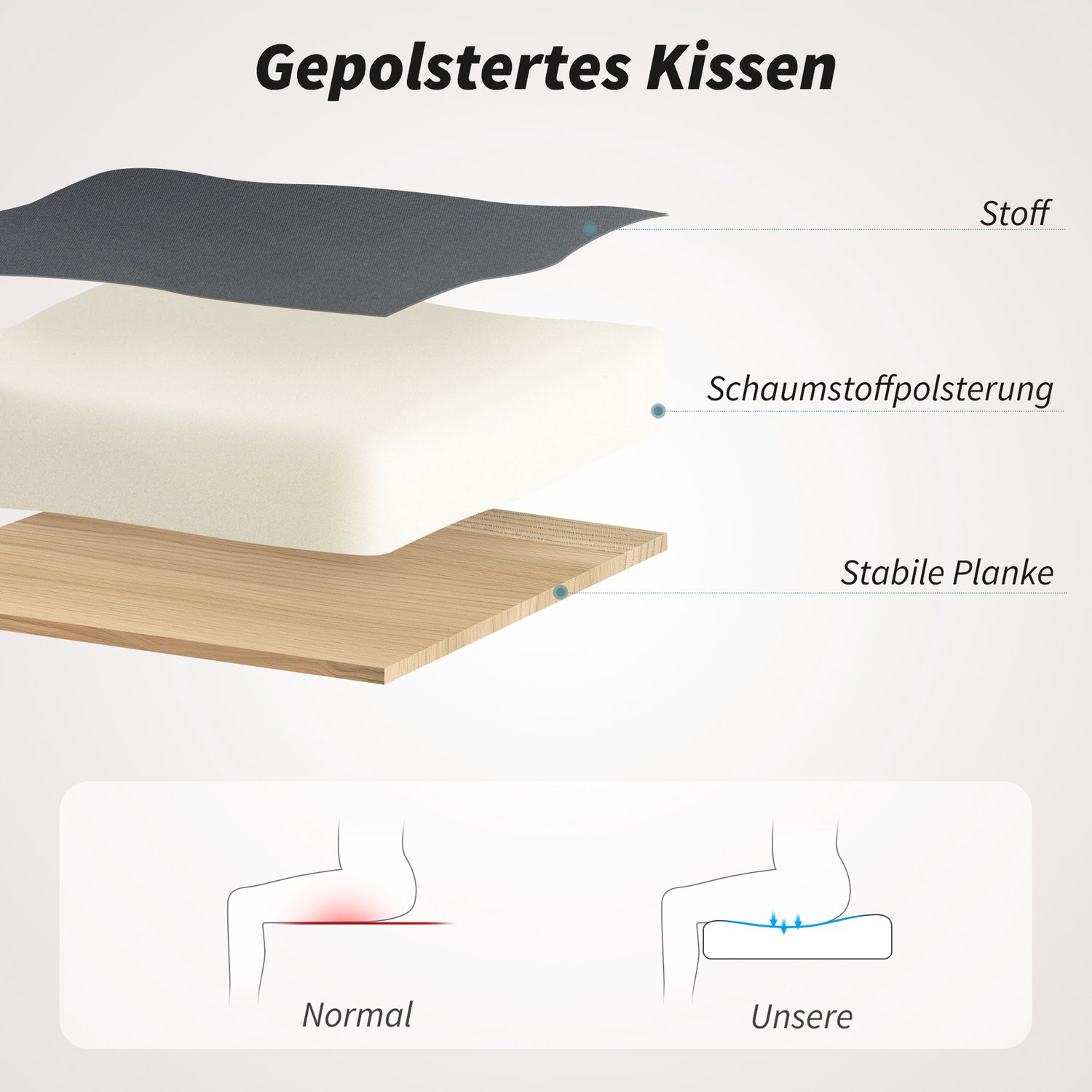 Homona Mesh-bureaustoel - Ergonomische bureaustoel met klapbare armleuningen - In hoogte verstelbaar - 57,5 x 60 x 91-101 cm - Grijs
