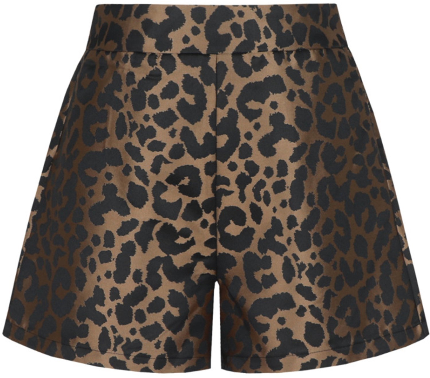 Fluresk Broek Yuri Shorts 26wzf07 001523 Black/light Camel Dames Maat - W38