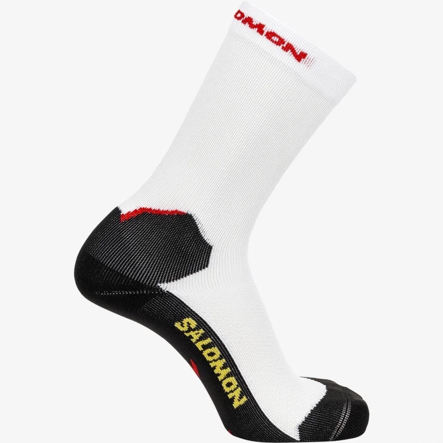 Merkloze hardloopsokken crew model comfort en ondersteuning Wit