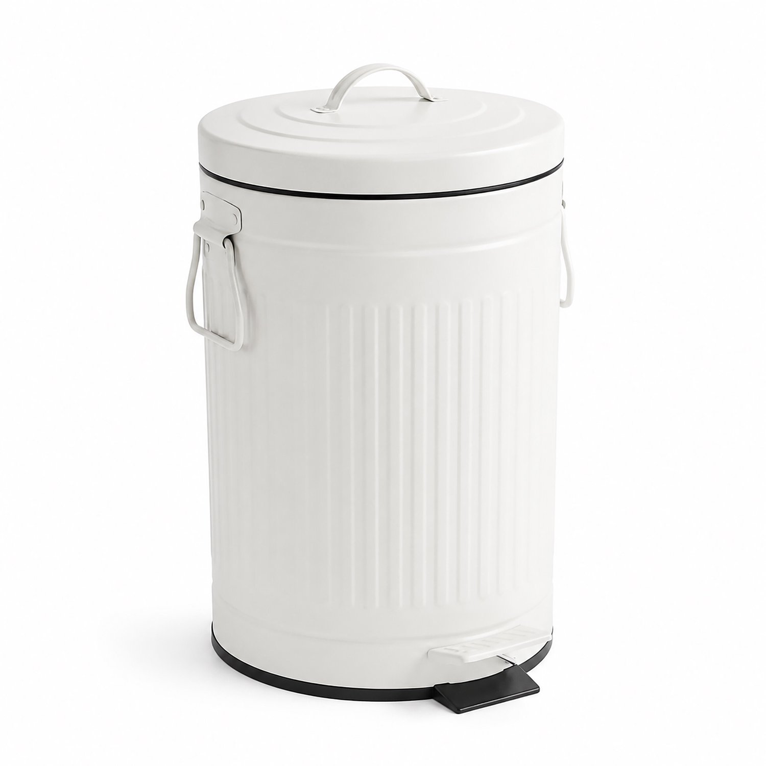 Prullenbak - 12 l - wit