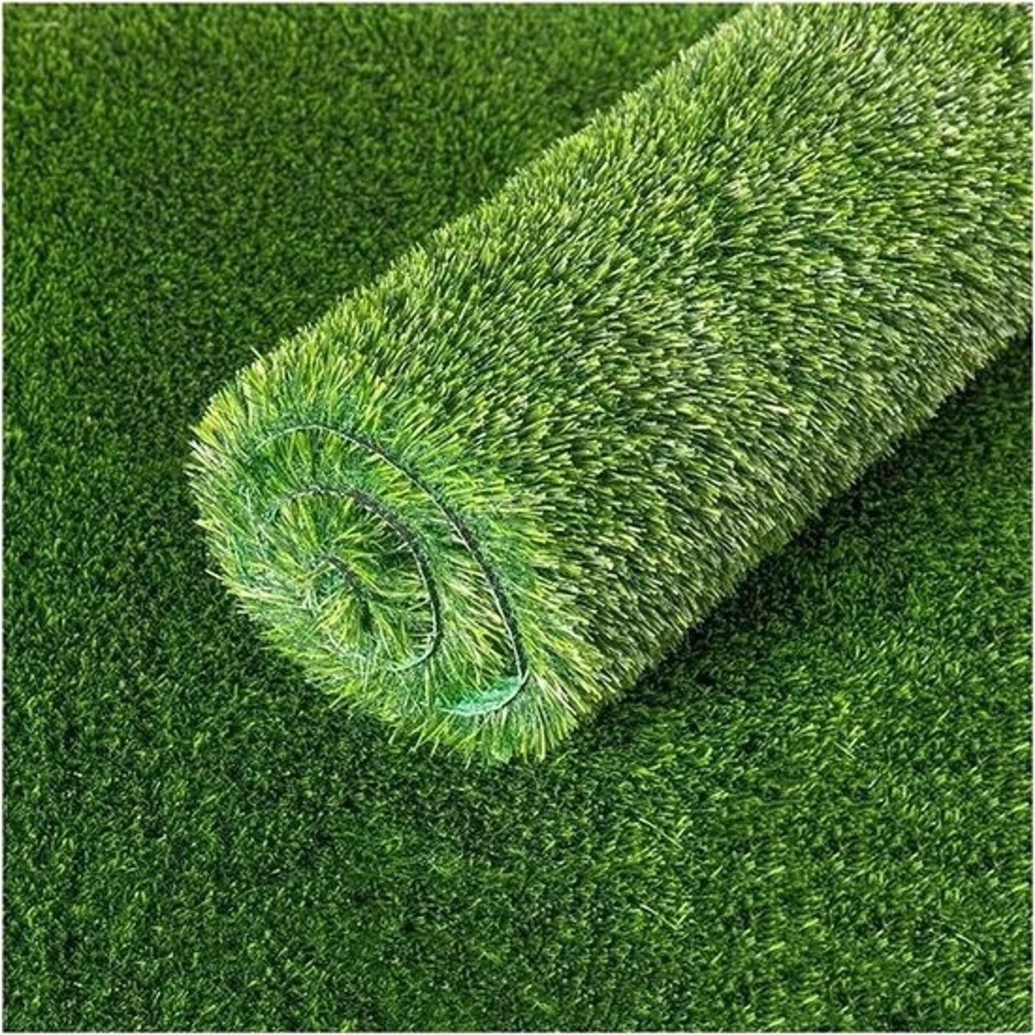 Kunstgrastapijt - Nepgrasveld - Voor het verfraaien van buitenruimtes - Realistisch groen - 05x1 m - Groen