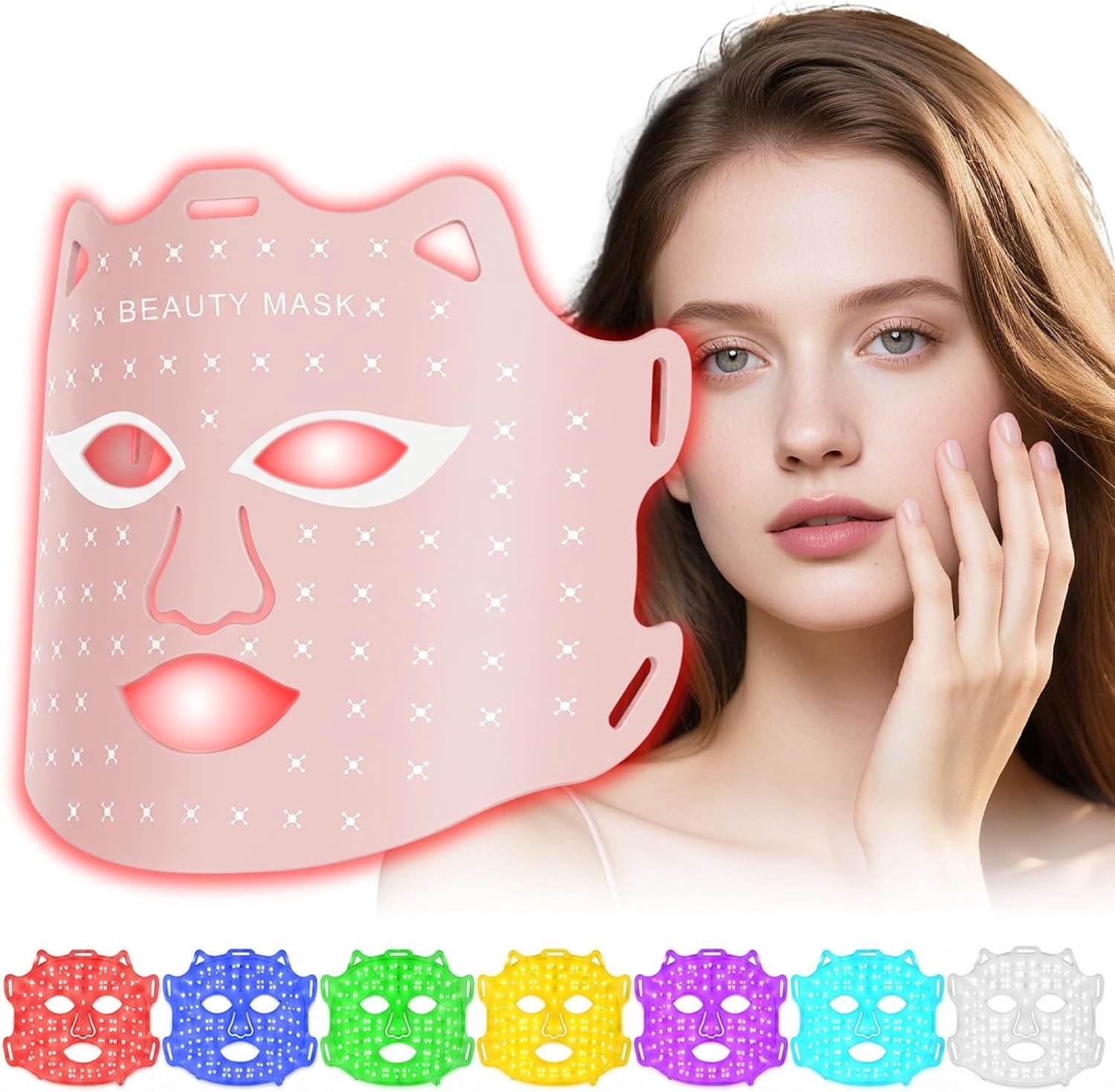 Led Masker voor het Gezicht - Multicolor - Niet-invasief - Voor Huidverzorging