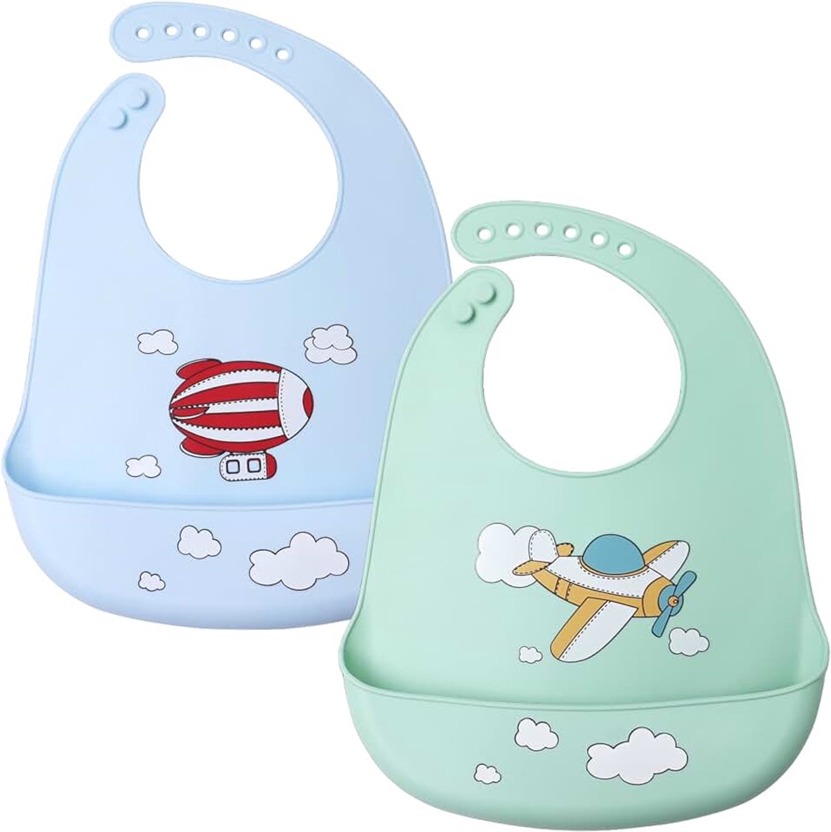 Slabbetje Baby - 2 Stuks - Inclusief Baby on Board Sticker