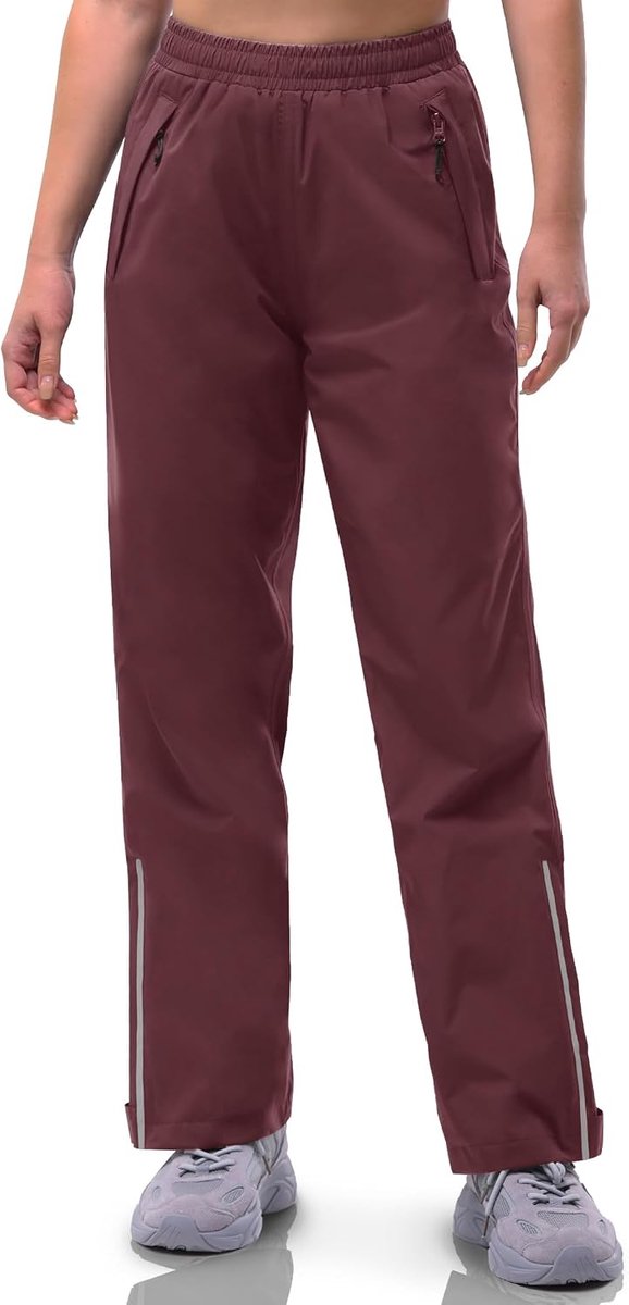 33,000ft Regenbroek voor dames, waterdicht, ademende fietsbroek, lichte wandelbroek, winddicht, outdoor, trekkingbroek