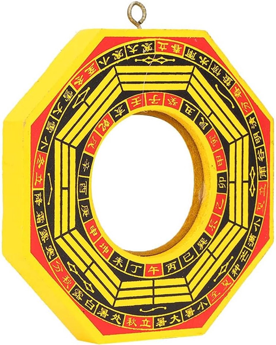 Feng Shui Bolle Bagua-spiegel met Veel Geluk Bescherm Thuisbedrijf (4 inch bolle spiegel)