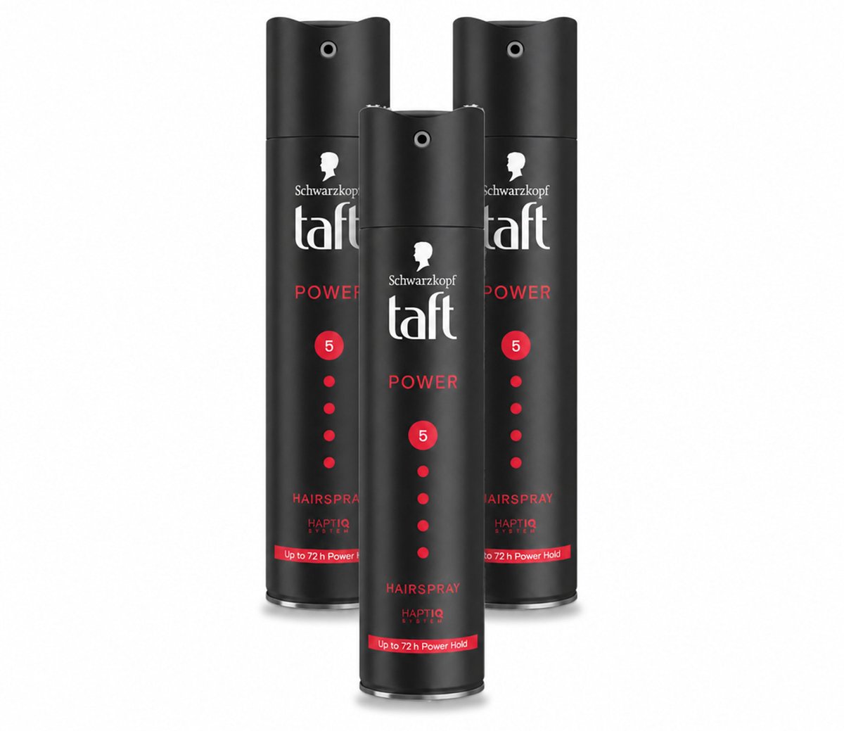 3 x Taft - Power 5 - Haarspray - Sterke fixatie - 250 ml - Voordeelverpakking - 3 stuks