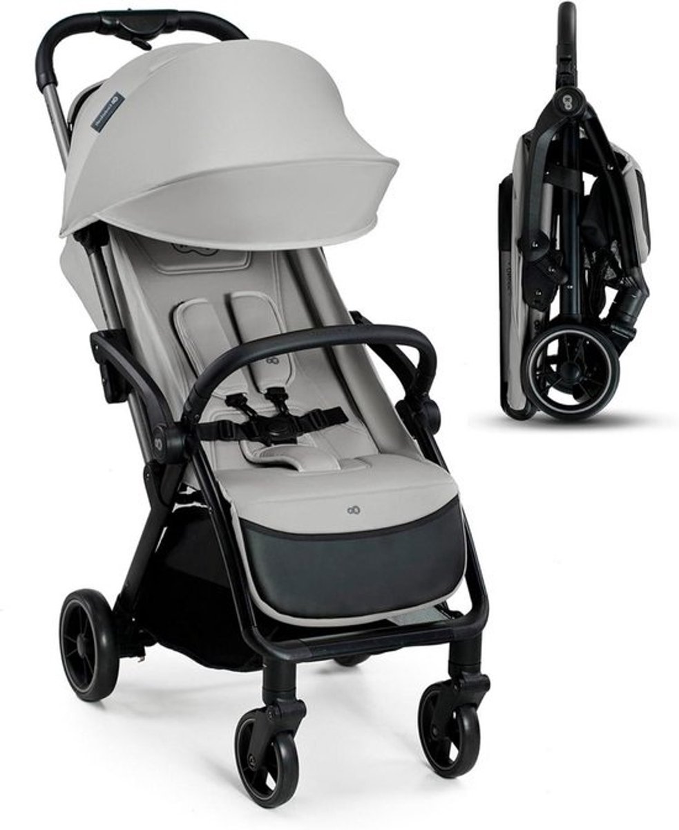 Kinderwagen - Buggy Reiswandelwagen - Dagelijks Gebruik - Automatisch Inklappen - tot 24 kg - Grijs