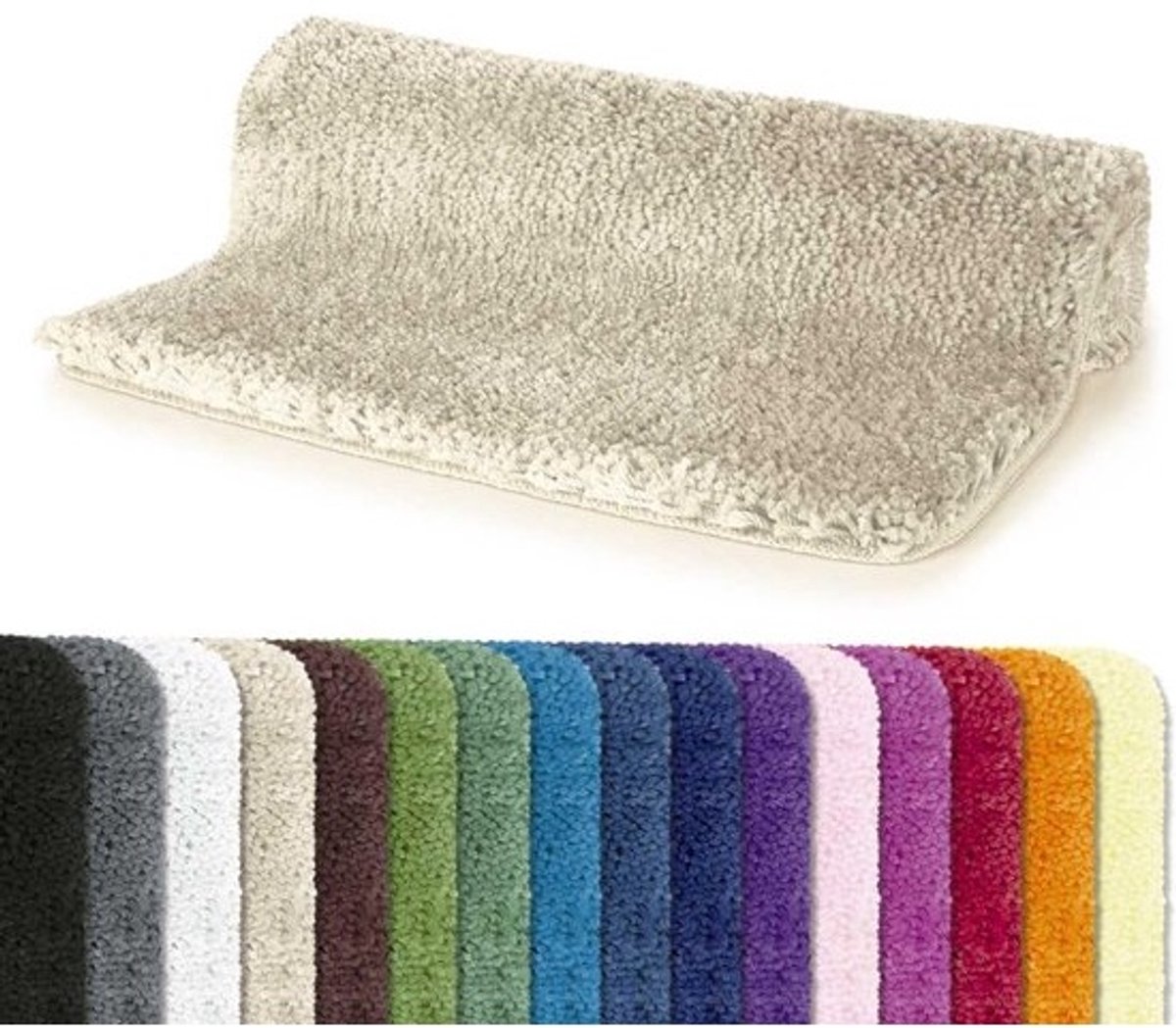 Badmat Microvezel Groen Beige Zand 55 x 65 cm