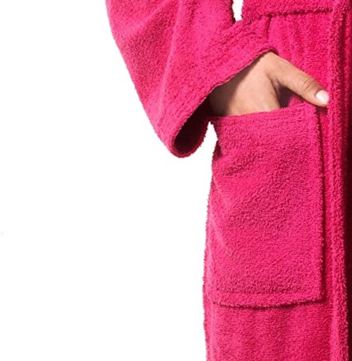 Uniseks Badjas - Douchebadjas Heren Dames - Na het douchen - 100% Katoen 500 g/m2 - Maat XL