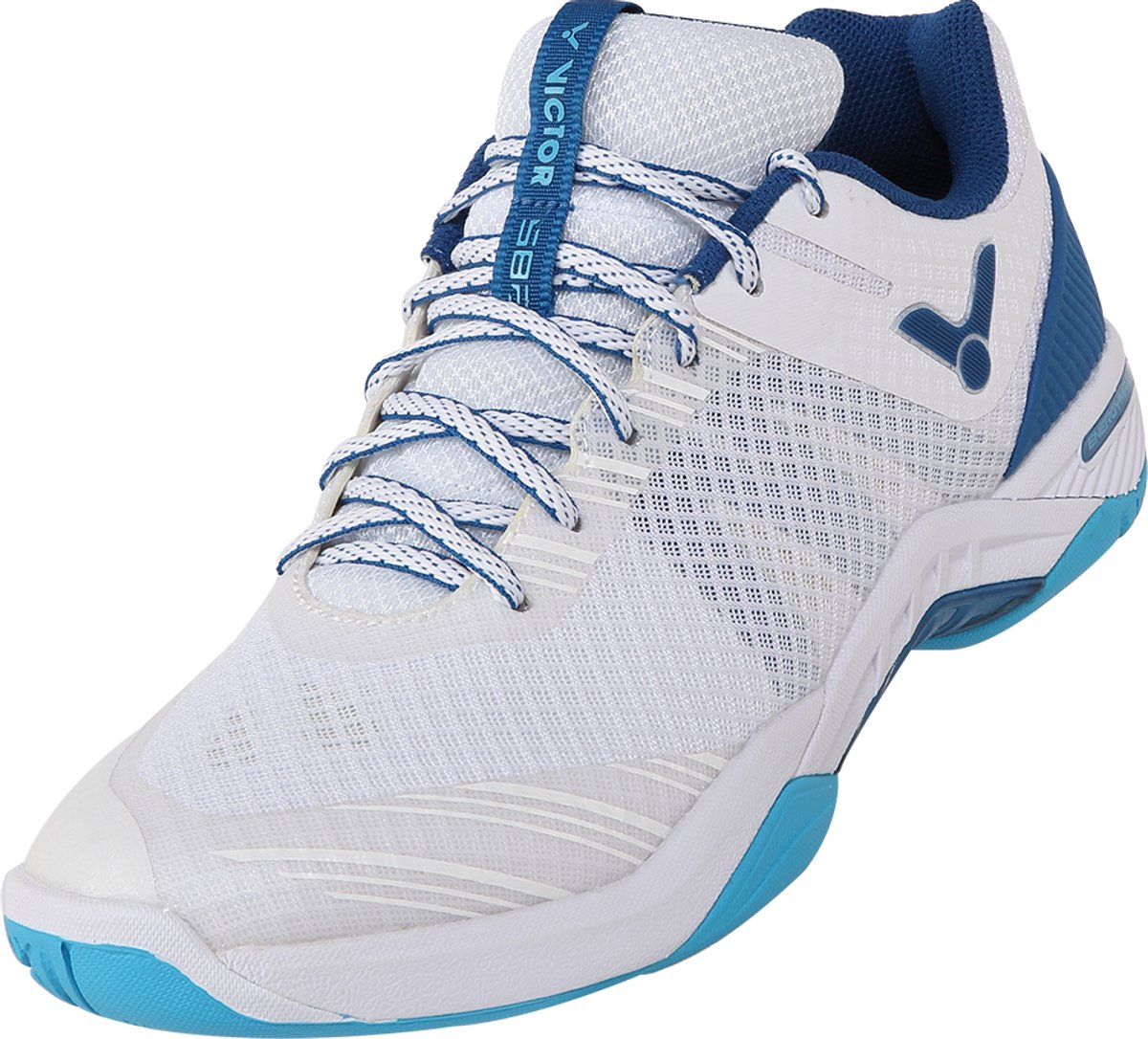 VICTOR SH S82 AF - Badmintonschoenen - Wit/Blauw - 39.5