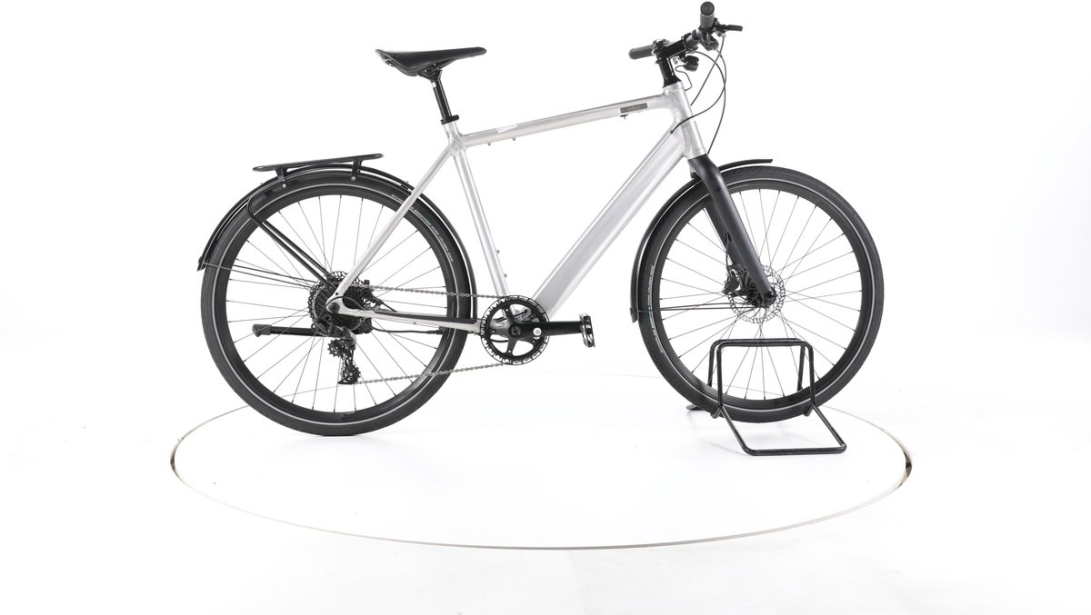 Coboc Vesterbro DMT Elektrische trekkingfiets Accu 360Wh 26" zilver Pro