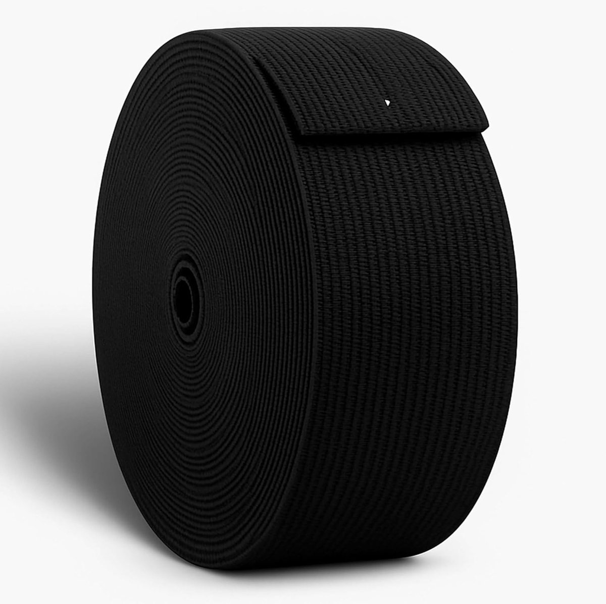 Elastiek Band X1 | 6M LANG |✮✮LEVENSLANGE GARANTIE✮✮|40MM BREED | ZWART | Rekbaar Polyester Materiaal, Brei Accessoires, Sterk kledingelastiek voor Kleren, Broeken (1-Zwart-6 M-40MM)